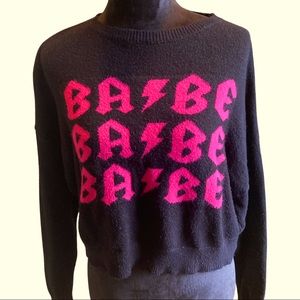 SALE! Dolls Kill Adika Crop Crewneck Sweater Large